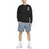 Nike Толстовки Мужские Черные С Круглым Вырезом Умеренные Обычные DC3938-010