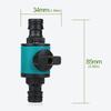 Garden Faucet Water Splitter Adjustable Multiple Outlet Hose Connector Double Tap Y Splitter Connector Nipple Y Type Nipple Butt