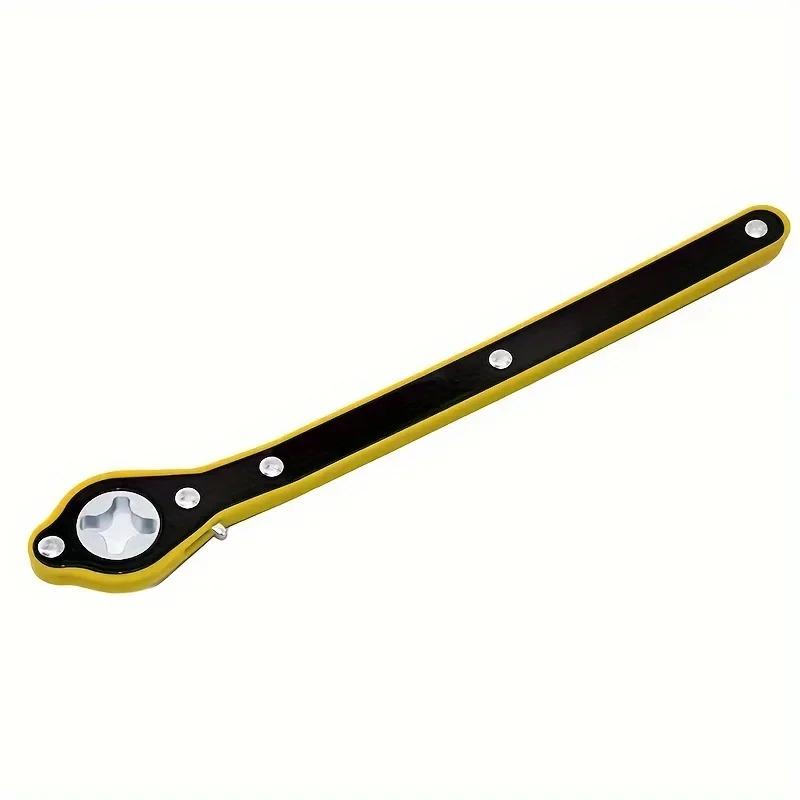 Рукоятка-трещотка для колес автомобиля Гаражный ключ для колес автомобиля Крестовой ключ Автомобильный домкрат для экономии сил Инструмент для ремонта шин Универсальный