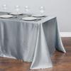 Soft Thick Solid Color Wedding Party Banquet Satin Table Decorations Table Cover Tablecloth