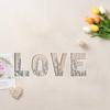 Статуя английских букв Креативный домашний декор Поделка Настольная деревянная арт-скульптура для гостиной Отеля Книжной полки Спальни Камина