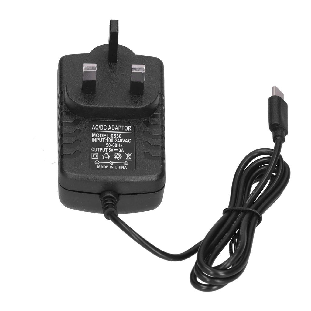 Power Supply ABS Charger Adapter Tablet Replacement for Raspberry Pi 4