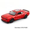 1:32 Challenger SRT Hellcat Игрушечные Машинки Модели Сплав Литье под Давлением со Светом Музыкой Миниатюрный Транспорт Машинка с Оттягиванием Колеса Подарки на День Рождения