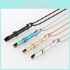 Stainless Steel Meditation Mindfulness Pendant Breath Control Whistle Long Necklace
