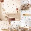 Creative Warm Kids Room Home Decor Boho Polka Dot Wall Stickers Baby Room