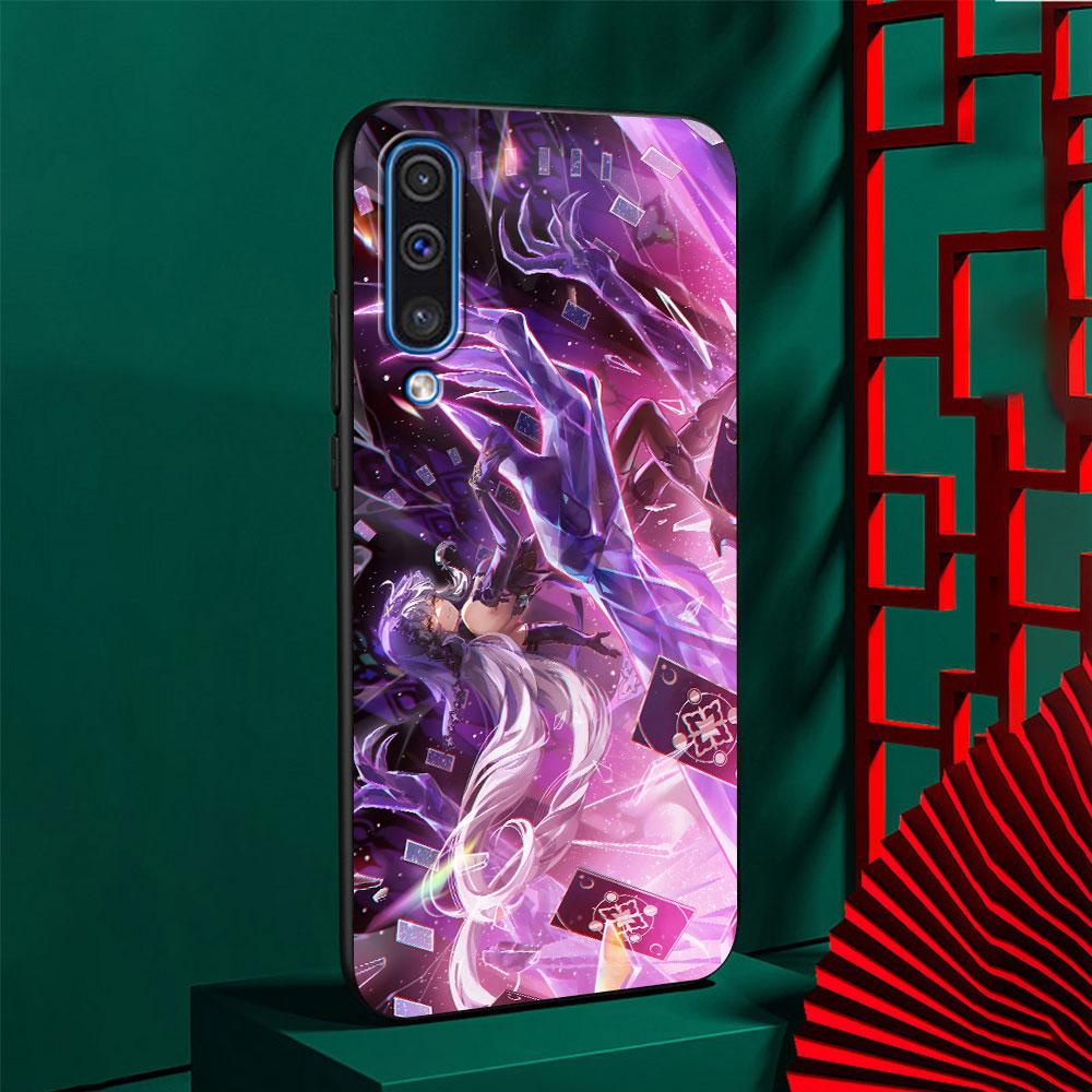 Чехол Black Swan Star Rail Sparkle для Samsung Galaxy A02s A70 A70s A20e A03s A20 A30 A30s A40 A50 A50s A10 TPU черный чехол для телефона