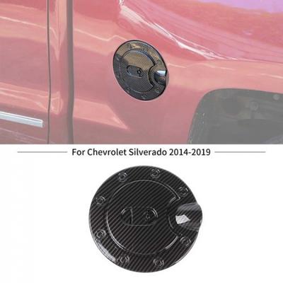 Для Chevy Silverado 2014-2018 Углеродная наклейка-отделка на лючок бензобака, внешняя дверь