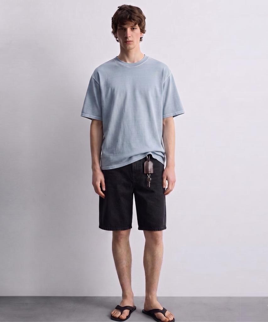 DE GRAND MATIN Pigment Dyed Relaxed Over-Fit T-Shirt (B Type)