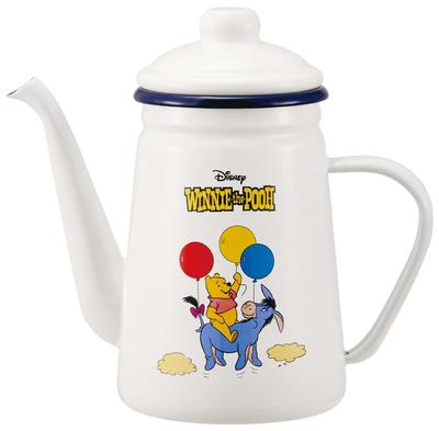 Эмалированный чайник Skater Drip Kettle 1.1L, чайник-капельница Disney Winnie the Pooh ENKT1-A