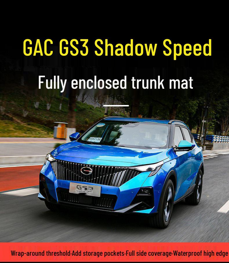 Compatible Trunk Mat for 25 GAC Trumpchi GS3 Shadow Speed Models