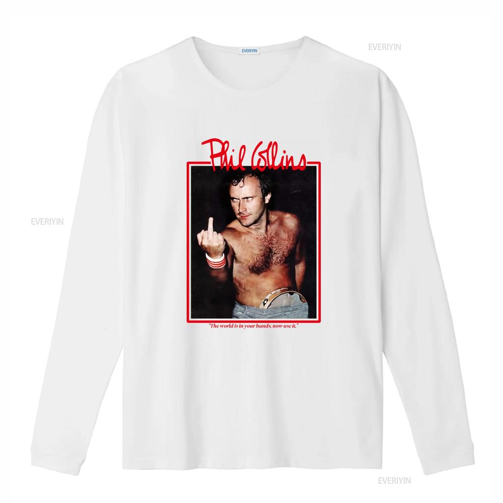 Vintage 90s Phil Collins T Shirt Iconic Rock Star Design Perfect for Music Lovers vintage Washed graphic Breathable Comfortable