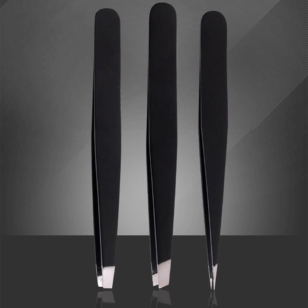 4 шт./набор пинцетов из нержавеющей стали для женщин, высокоточные пинцеты для удаления вросших волос