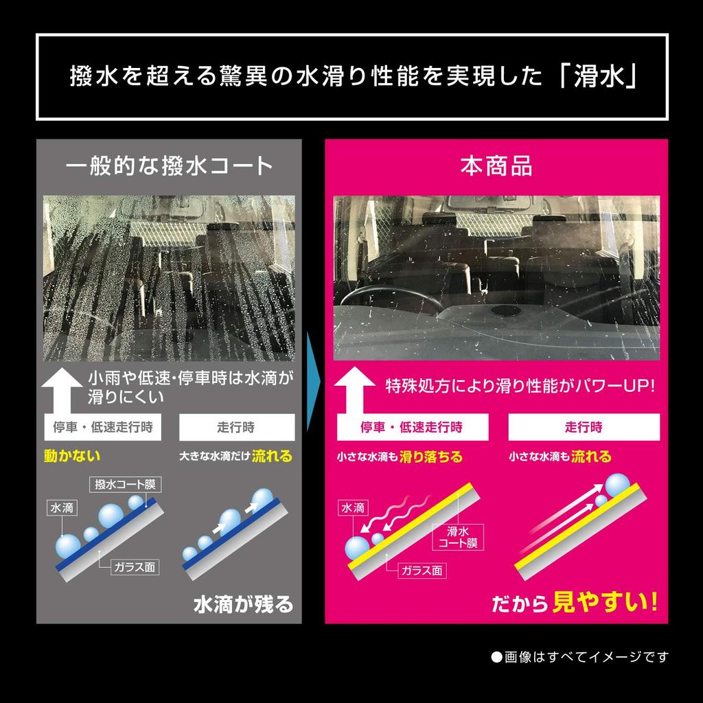 Carmate C110 X-Clear Средство для стекла для автомобильных лобовых стекол 6,1 жидких унций (180 мл)