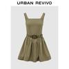 Женское ретро-платье без рукавов с поясом UR 2025