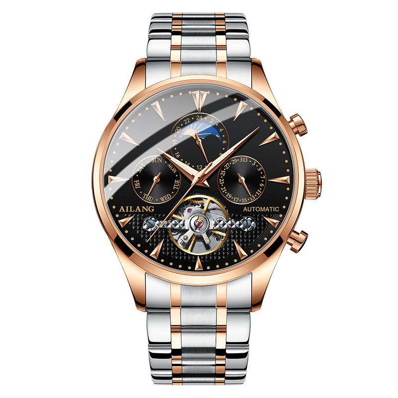 AILANG Новые часы Мужские механические часы Студенческие полностью автоматические механические мужские часы