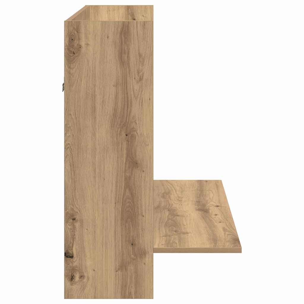 Wall Mounted Desk Artisan Oak 105 x 48 x 75 cm Engineered Wood