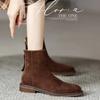 Fashion Shoes for Women 2024 New Elegant Retro Women's Boots High Quality Brown Ankle Boots Autumn Winter Fashion Zipper Modern Boots