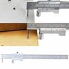 Wisoqu 0-200mm Parallel Caliper, Stainless Steel Caliper with Marking Gauge and Carbide Needle, Marking Tool