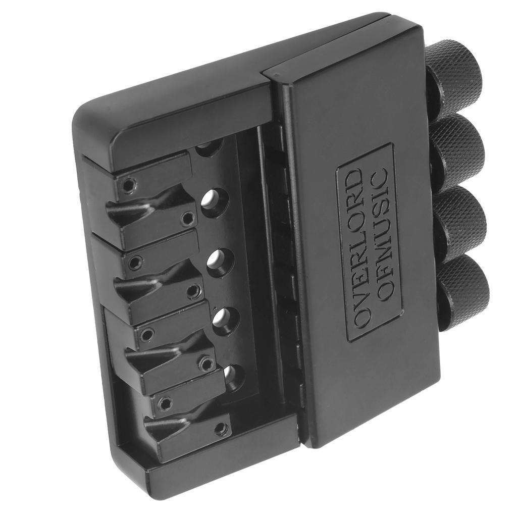 Басовая струна, бридж 4?Струна без головки цинковый сплав хвост музыкальный инструмент аксессуары черный