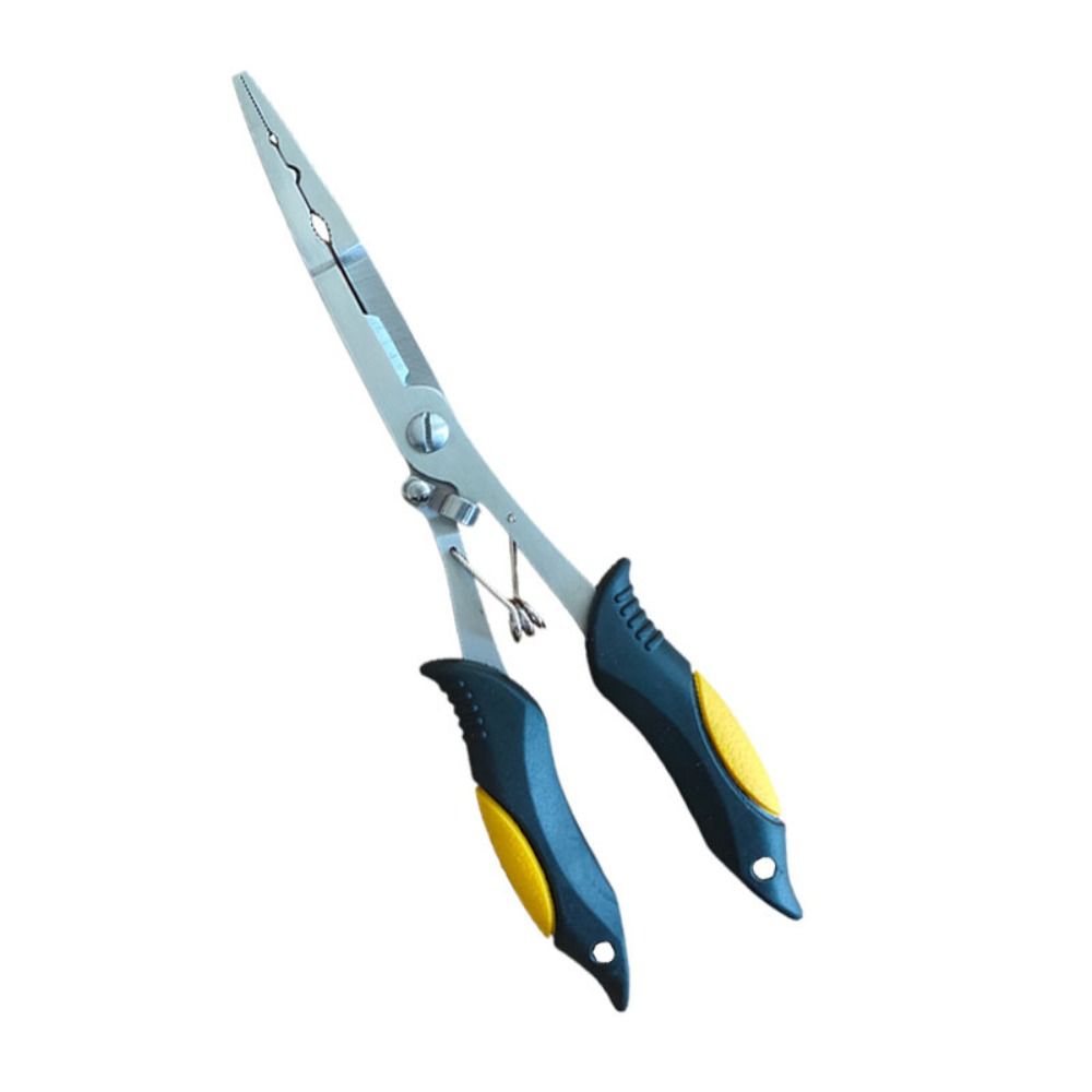 Pliers with Rubber Handle Steel Pliers Stainless Pliers Tongs Fish Mouth Pliers Hook Fishing Pliers