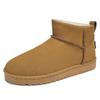 New Classic Thickened Cashmere Women's Hair Men's Snow Boots Comfortable Warm Short Boots Winter Non-slip Cotton Shoes