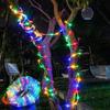 LED Solar Waterproof Christmas Garden Decoration Copper Wire Rainbow Tube Light
