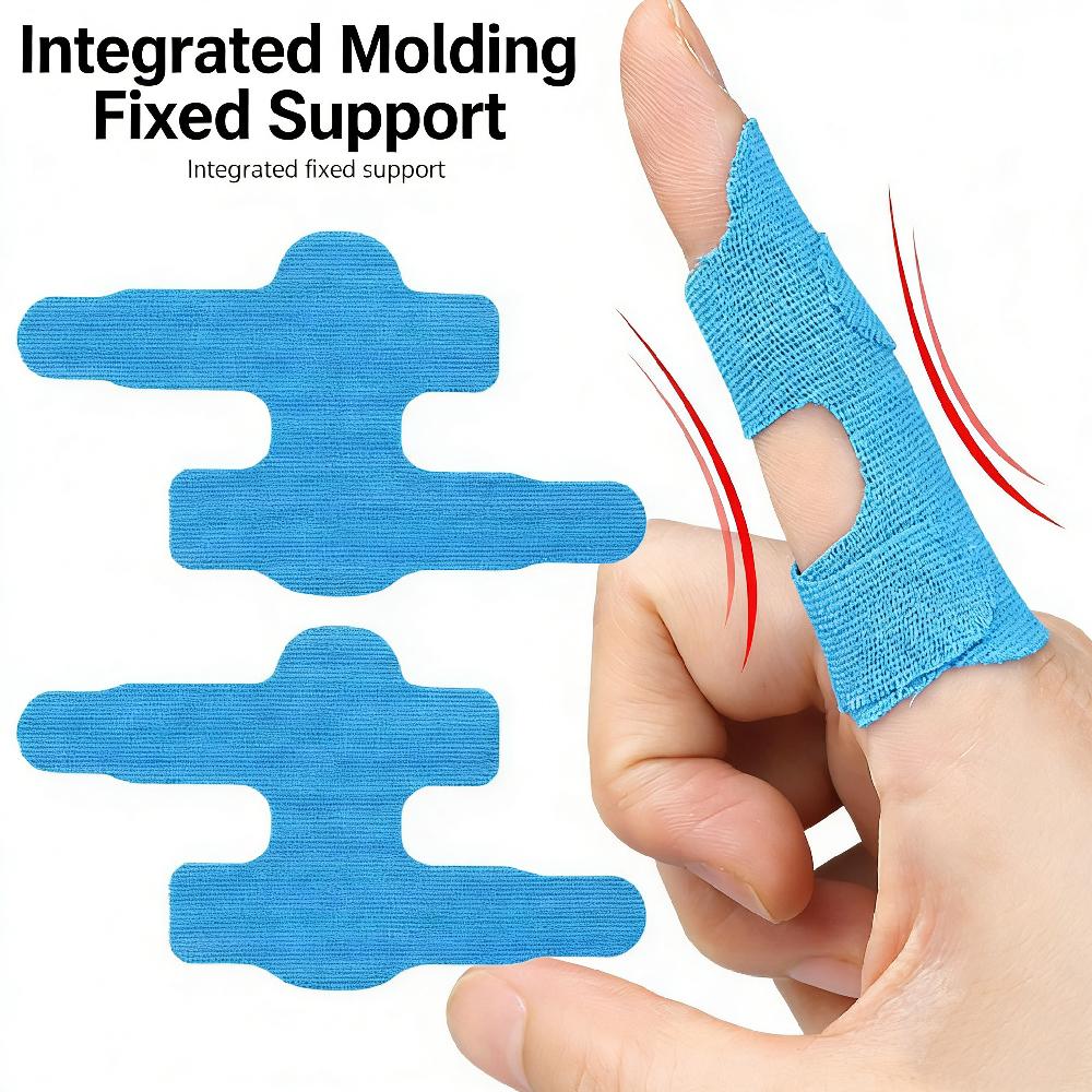 10Pcs Double Strap Irregular Finger Bandage, Elastic Protective Wrap for Sports,Basketball,Climbing,Writing,Anti-Slip Finger