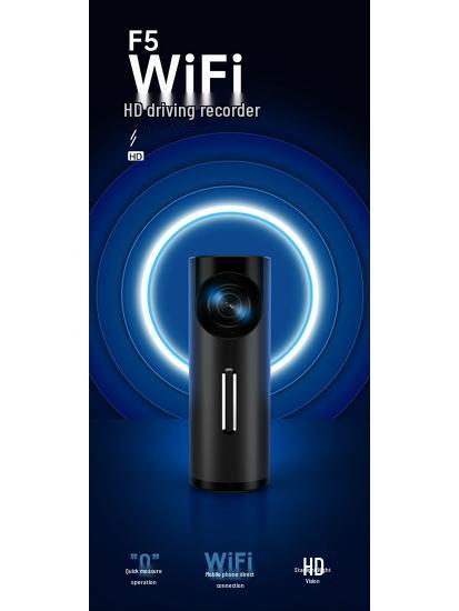 WiFi HD Night Vision Dash Cam with Mobile Linking & USB, 24/7 Parking Monitoring, Hidden Design.