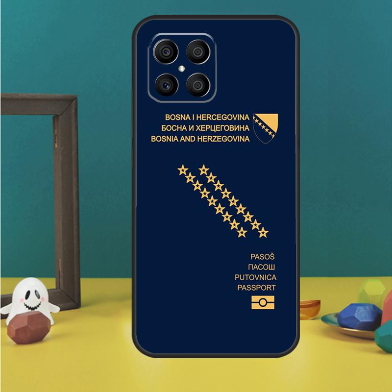 Чехол для телефона с флагом Боснии для Huawei P40 Lite P50 P30 P20 Pro Nova 9 5T Honor X9 X8 X7 50 Задняя крышка