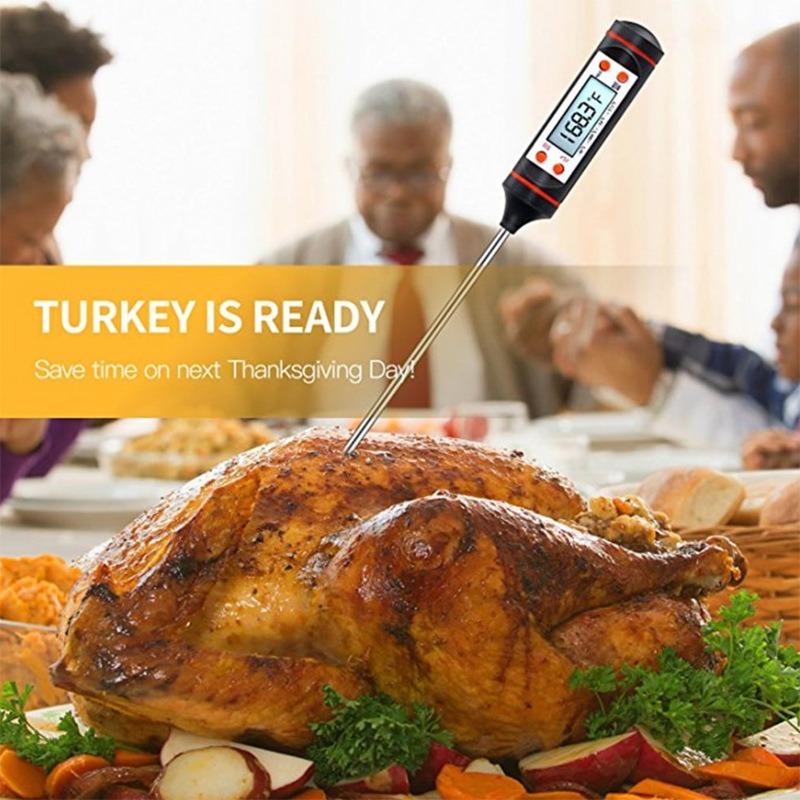 Пищевой термометр Электронный зонд Молоко Гигрометр для барбекю Кухонный термометр для запеченного мяса Инструмент для измерения температуры