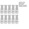 3/5/10 шт. Пластиковая ваза Прозрачный цвет Ваза для одного цветка Легкая Гладкая Многоразовая ваза Украшение для обеденного стола