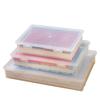 Plastic Document Organizer Clear A4 Organizing Box Dust Proof Storage Box