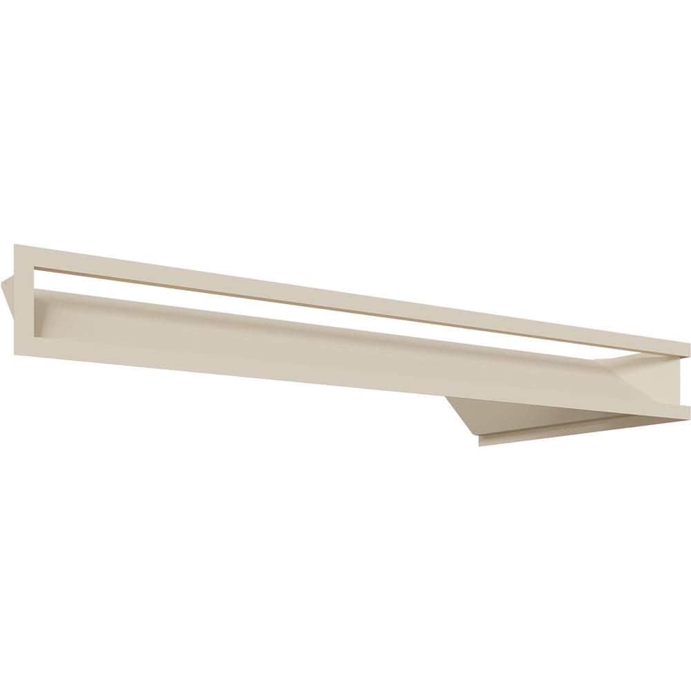 Vent Cover LUFT Corner Left 80x40x9 Cream Slim