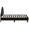 Kids Bed Frame with Headboard Black 70 x 140 cm Velvet