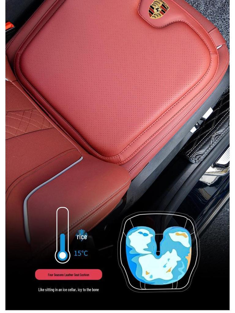 Porsche Seat Accessories: Year-Round Cushions & Lumbar Supports for Cayenne, Macan, Panamera, 718