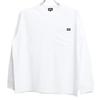 Genuine Dickies Men's Long Sleeve T-Shirt, Pocket, Logo Print, Crew Neck, Size 3L, White (09)