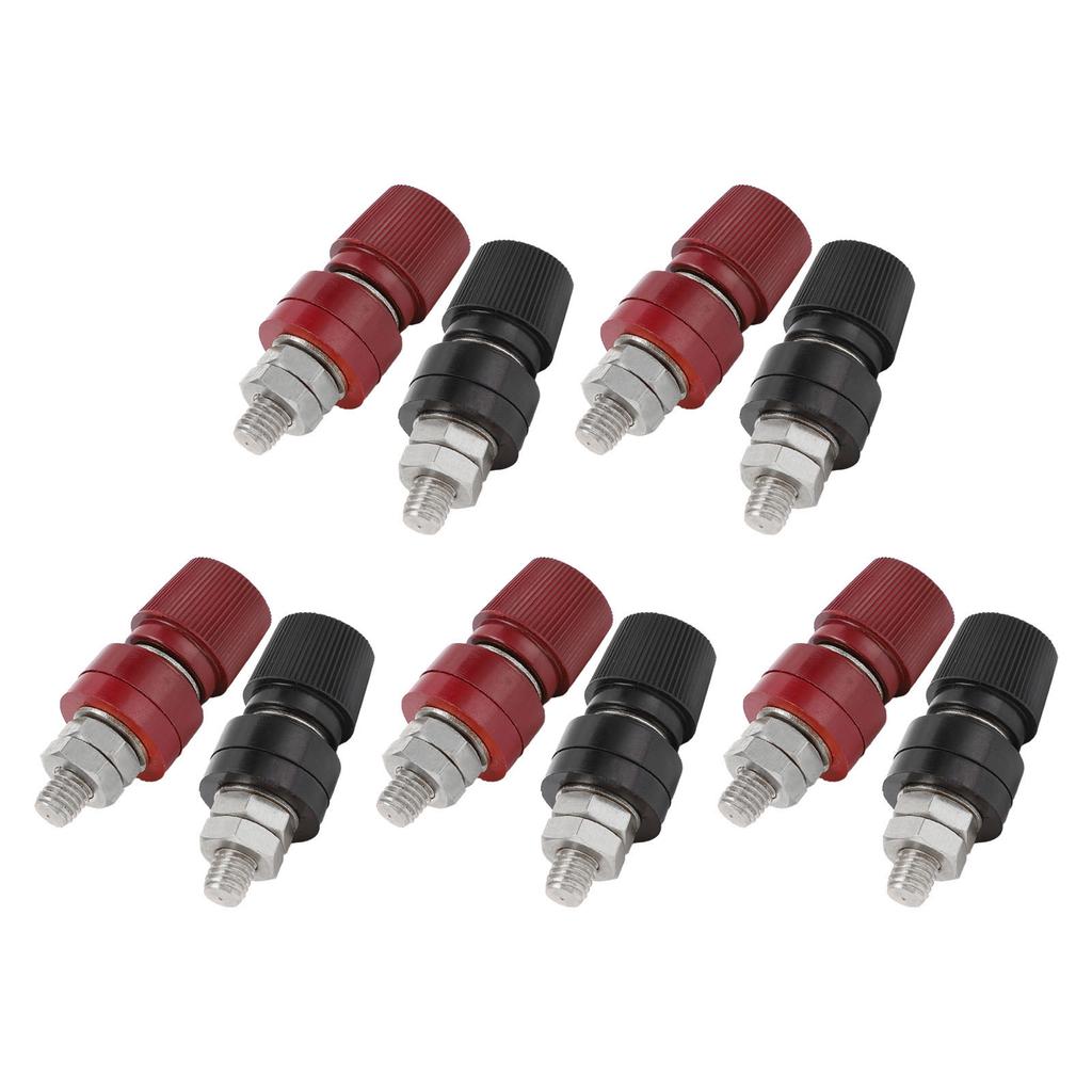 5 комплектов клемм M8 для присоединения, инженерный пластиковый никелированный латунный инверторный терминал для сварочного оборудования