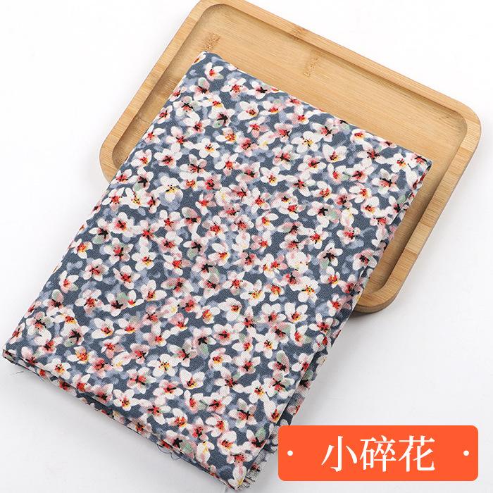 0,5 м / 1 м / 2 м Винтажная этническая хлопково-льняная ткань с принтом для скатертей, пледов на диван, платьев, ручной работы, DIY, ткани для одежды