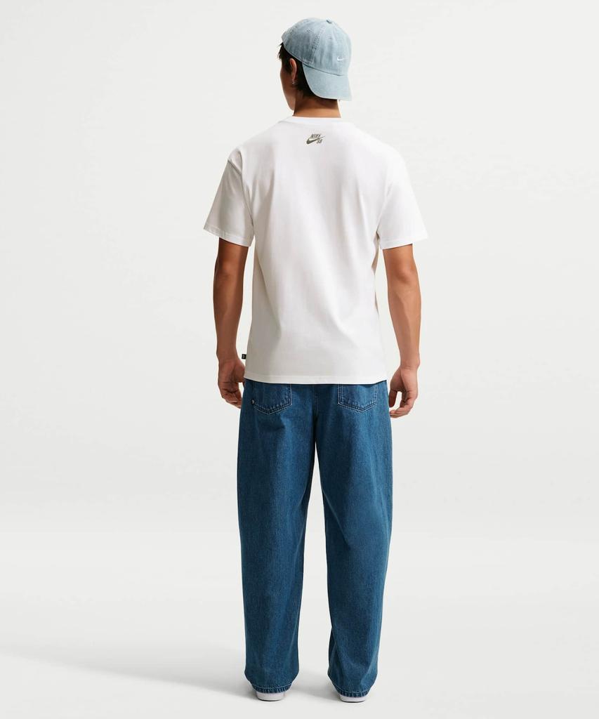 NIKE Sb Horigome Yuto Skateboarding T-Shirt M - White / Im4433-100