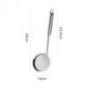 304 Stainless Steel Filter Oil Spoon 100 Mesh Filter Screen Household Hot Pot Foam Oil Partition Kitchen Filter Spoon
