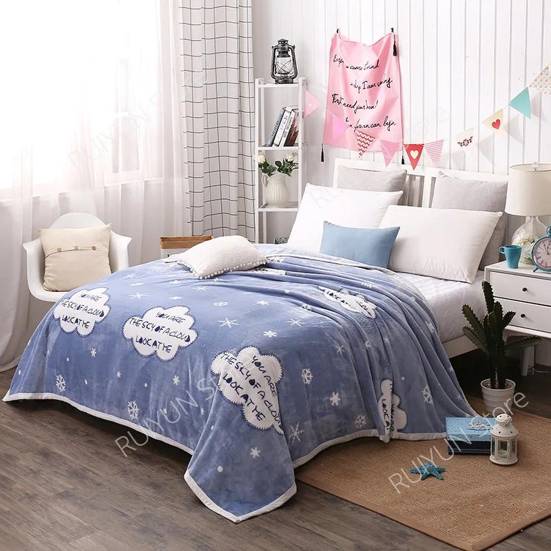 Утолщенное теплое зимнее одеяло, удобное спальное одеяло для односпальной двуспальной кровати, офисного сна, автомобильного дорожного одеяла, покрывало