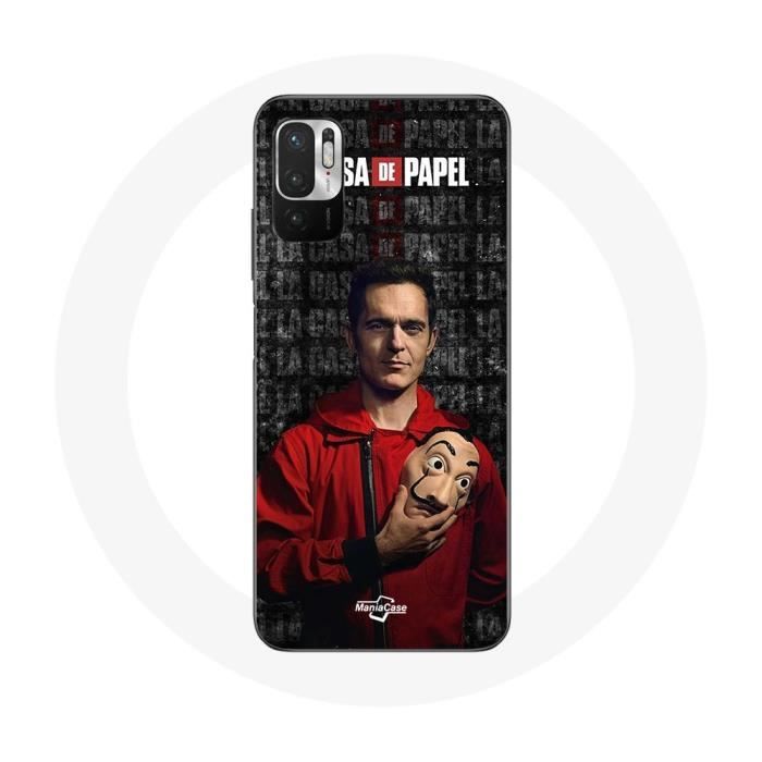 Case - La Casa De Papel - Xiaomi Redmi Note 10T 5G - Flexible - Black - Protection