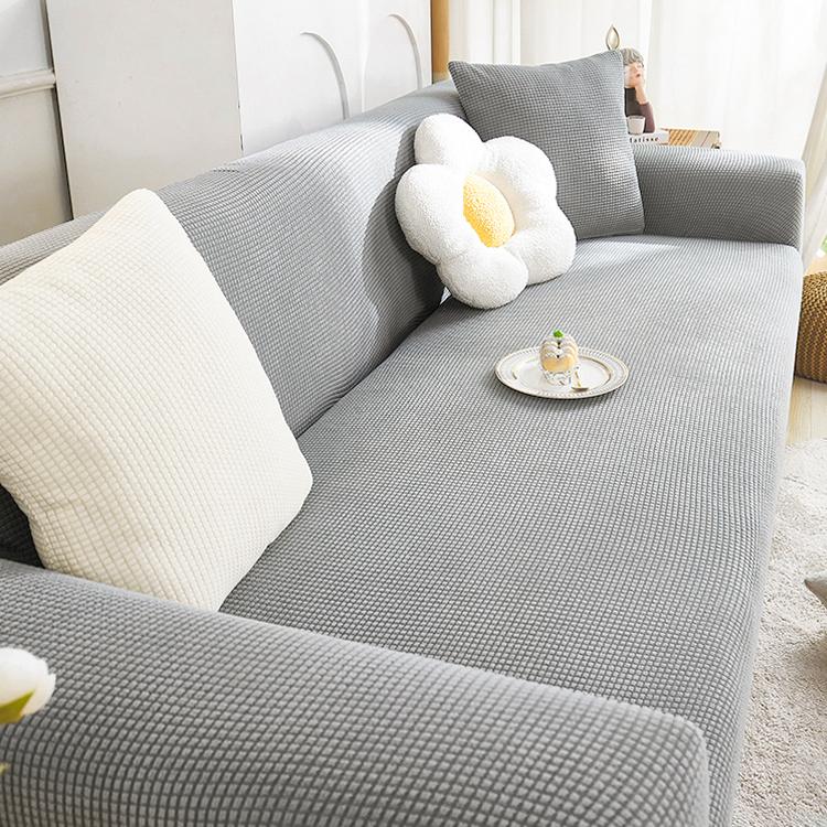 Elastic Sofa Cover, Non-Slip Sofa Pad,Plaid Fabric Sofa Mat, Sofa Cushion For All Seasons, Sofa Covers For Living Room