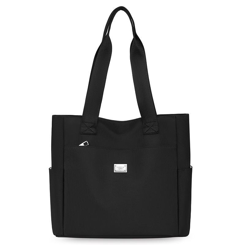 Стильная женская сумка-тоут из нейлона 2024 года: Большая вместимость, модная сумка через плечо для мам