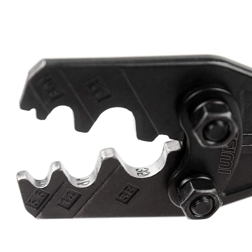 IWISS Bare Crimp Bare Crimp Crimping Compatible with HS-38 Terminals, Sleeves, Tool, General-Purpose Type, 5.5-38.0 sq.