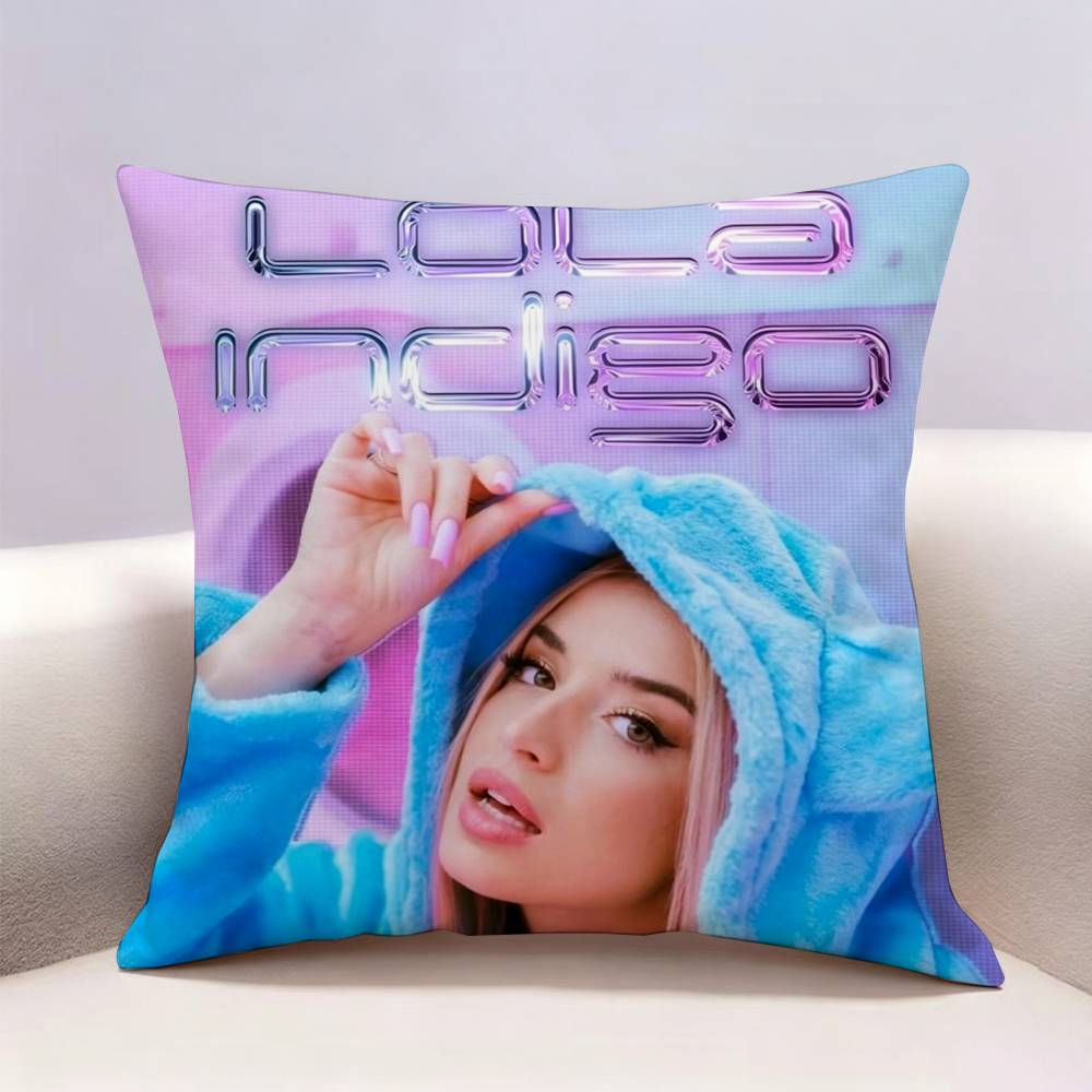 Наволочка с принтом Singer lola Indigo Dragon, двусторонняя, для дивана в гостиной, чехол для подушки