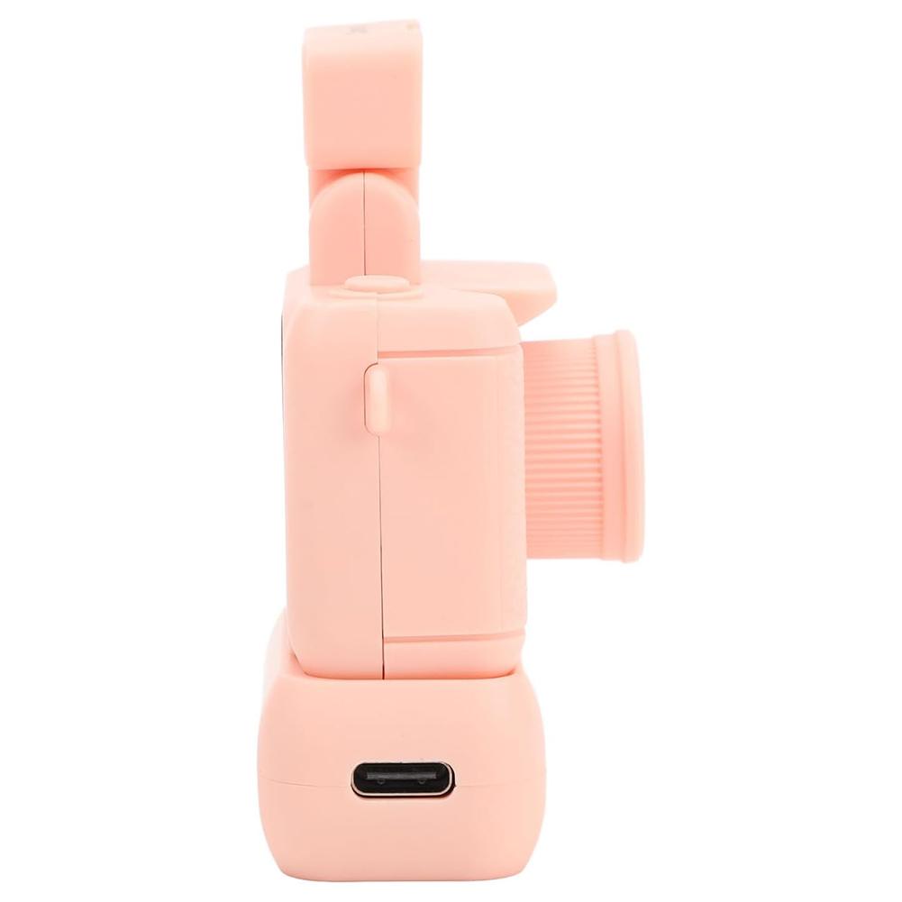 Mini Camera with Screen HD 1080p Portable Video Recorder with Flash Lamp and Battery Dock Student Small Camcorder Pocket Cam