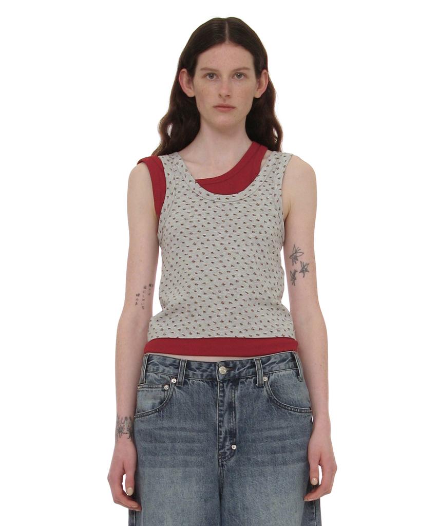 PARTIMENTO WOMEN Overlay Sleeveless_Floral