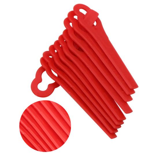 100 шт садовая пластиковая газонокосилка косилка режущее лезвие триммер нож аксессуары