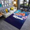 Area Rug, Disney Pixar Finding Nemo Marlin Clownfish Coral Reef Underwater Print, Playroom Decor, Non-Slip Mat